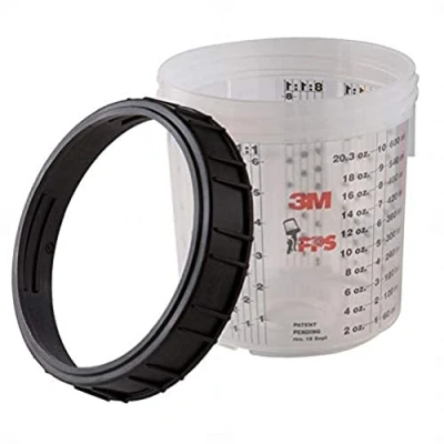 Immagine di 3M PPS Tazza Rigida con ghiera, Mini, 170 ml, 16115