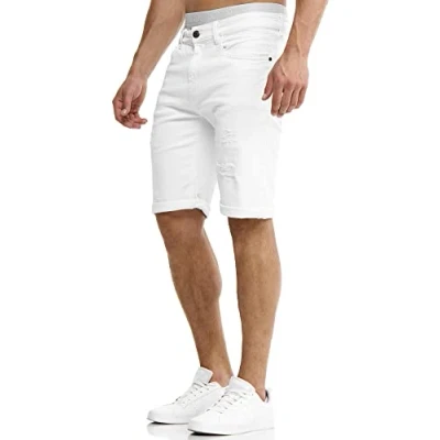 Immagine di Indicode jeans CUBA Caden Shorts di offwhite, Uomo, Taglia: 3XL, Off white