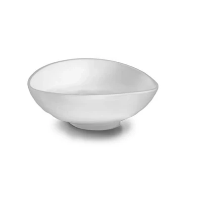 Immagine di Lacor Piatto ovale in melamina 24 x 20 7 cm bianco