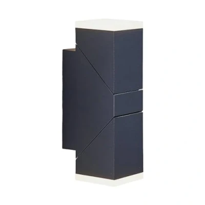 Immagine di Lindby applique LED da esterni &#039;Sally&#039; (Moderno) colore Nero, in Alluminio (2 luci, lampadina inclusa) applique, lampada esterni, outdoor per