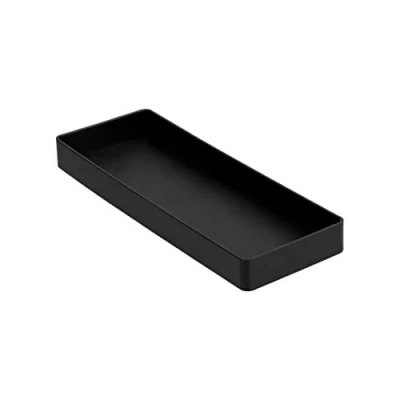 Immagine di Amazon Basics Rettangolare Plastic Organizer Mezza vaschetta portaoggetti, colore: nero