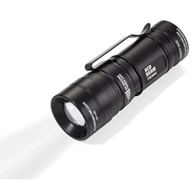 Immagine di Troika Torcia Eco Beam tor52/BK Ricaricabile Lampada LED (Bianco) 3 funzioni: 2 spessori, Lampeggiante, 6 X Zoom con Magnet 600 mAh Batteria Cavo di Ricarica USB Das Original