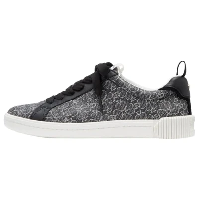 Immagine di Kate Spade New York Flower, Sneaker da Donna Stringate, Nero/Multicolore, 37.5 EU