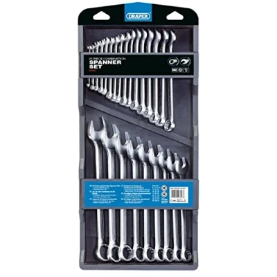 Immagine di Draper 26696 Set di chiavi combinate metriche Hi Torq, 25 pezzi