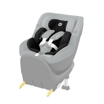 Immagine di Maxi Cosi Pearl S Riduttore Neonato, 0 3 mesi, 40 60 cm,Cuscino per Neonato Seggiolino Auto S,Comoda imbottitura, Lavabile in lavatrice, Tessuti Eco Care, Authentic Black