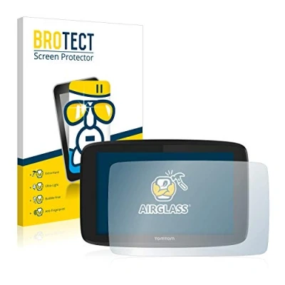 Immagine di brotect Pellicola Protettiva Vetro per TomTom Go Professional 620 Protezione Schermo [Durezza Estrema 9H, Chiaro]