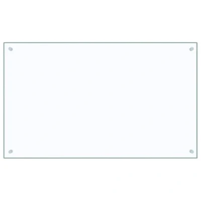 Immagine di vidaXL Paraschizzi per Cucina Paraspruzzi Fornelli Resistente al Calore Pannello Splashback Parete Trasparente 100x60 cm in Vetro Temperato