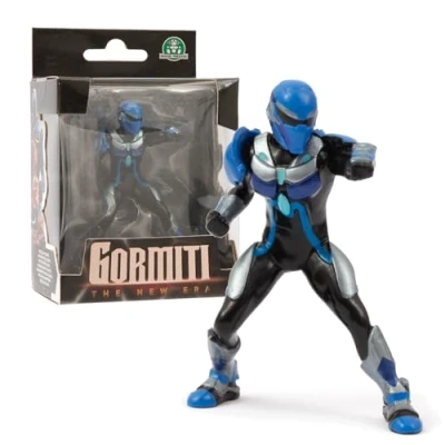 Immagine di Gormiti, 1 statuetta 7 cm, posizione dinamica, modello Carter Scion Acqua V1, per bambini dai 4 anni, GRV10E