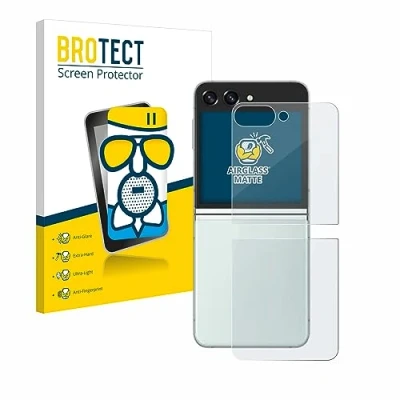 Immagine di brotect Pellicola Vetro Opaca per Samsung Galaxy Z Flip 5 (Posteriore) Protezione Schermo [Anti Riflesso, Durezza 9H]