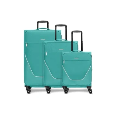 Immagine di Stratic taska Trolley a 4 ruote, grigio, Kofferset (3 teilig) erweiterbar, Set di valigie