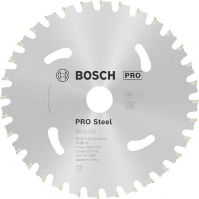 Immagine di Bosch Accessories Power Tools 2608837748 Lama circolare 150 x 20 mm Numero di denti: 32 1 pz.