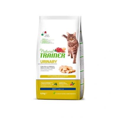 Immagine di Natural Trainer Adult Urinary con Pollo Crocchette per gatti Set %: 2 x 1,5 kg
