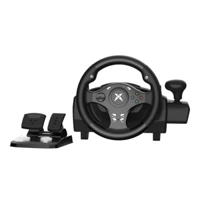 Immagine di NBCP Volante da Corsa con Pedali, Gioco PC Doppio Feedback Della Forza del Motore, a 270 Motrice per PC, XBOX ONE, Series X/S, PS4, PS3, Android