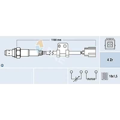 Immagine di FAE 77295 Sonda lambda grigio