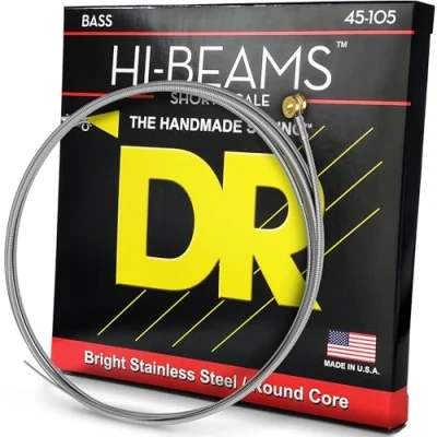 Immagine di DR Strings Hi Beam Round Core Bass Medium Short Scale