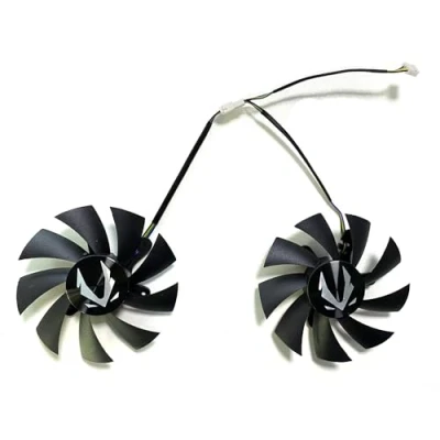 Immagine di NUOVA VENTOLA Di Raffreddamento 87 MILLIMETRI 4PIN GA92A2H 0.35A GTX1660 1660Ti GPU for Zotac GeForce RTX 2060 2070 SUPER Mini Ventole della scheda video (Color : 2pcs)