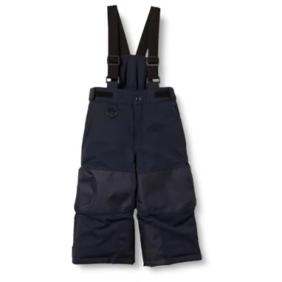 Immagine di Amazon Essentials Bavaglino da Sci e Neve Unisex Bambini Ragazzi, Blu Marino, 5 Anni