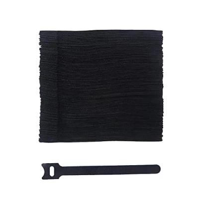Immagine di YIXISI 100PCS Fascette Fermacavi, Fascetta per Cavi regolabile, Gestione Fermacavo, Riutilizzabili, del Cavo in Casa, Ufficio e Auto
