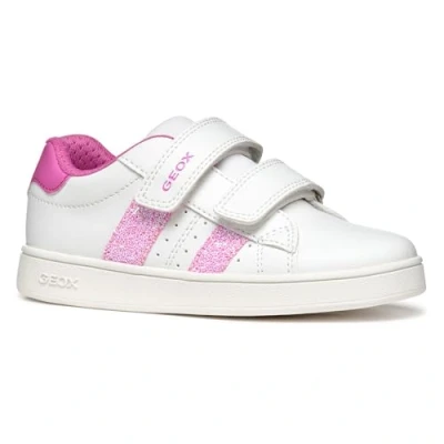 Immagine di Geox J ECLYPER Girl A, Scarpe da Ginnastica, White/Fuchsia, 39 EU