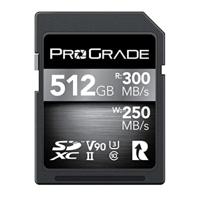Immagine di Scheda di memoria ProGrade Digital SDXC UHS II V90 300R (512GB)