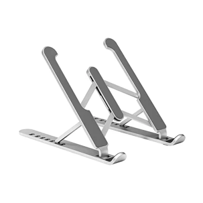 Immagine di AISENS LPS1M 099 Supporto da tavolo regolabile per laptop/tablet, argento