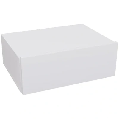 Immagine di HOMCOM Comodino Sospeso con Cassetto, Camera da Letto in Truciolato, Stile Moderno, 40x30x15 cm, Bianco