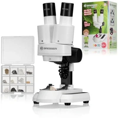 Immagine di Bresser Optik Junior 20x Microscopio per bambini Binoculare 20 x Luce riflessa