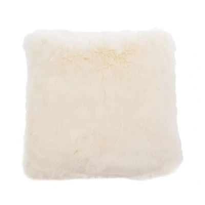 Immagine di Gözze Federa per Cuscino, Effetto Pelliccia, Design Orso Bianco, Microfibra, 50 x cm Bianco