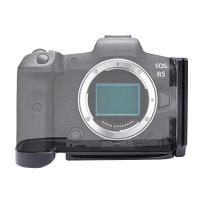 Immagine di R5C R5 R6 L Staffa Piastra, Hersmay Camera Hand Grip Piastra a sgancio rapido verticale per fotocamera Canon EOS