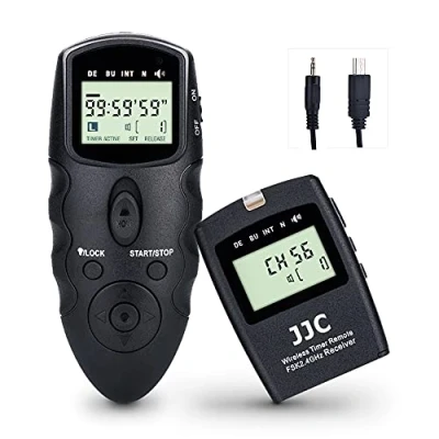 Immagine di Telecomando senza fili JJC Timer con cavo di rilascio dell&#039;otturatore per Sony Alpha A6600 A6500 A6400 A6300 A6100 A6000 A1 A9 II A7 III A7R IV A7S Z V1