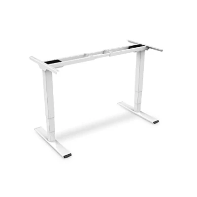 Immagine di Digitus Telaio del tavolo per lavoro in piedi o seduti regolabile elettricamente altezza Range Altezza: 620 fino a 1270 mm (L x P) 1700 680 Bianco,