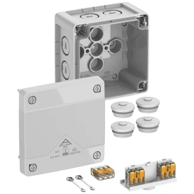 Immagine di Spelsberg 40247001 Cassetta di derivazione (L x L A) 92 60 mm Grigio IP66, IP67, IP69 1 pz.