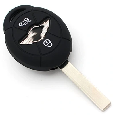 Immagine di Finest Folia Custodia MIC per chiave auto a 2 pulsanti, in silicone, colore nero