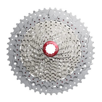 Immagine di SunRace MX, Ruota Libera 11V Unisex Adulto, Argento/Rosso, 11 42D