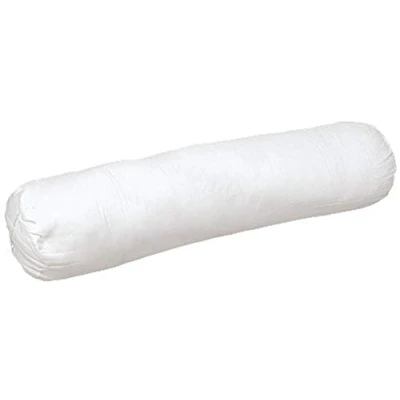 Immagine di laurentmortreux Cuscino cilindrico antiacaro, 140 cm, in Poliestere, Colore: Bianco