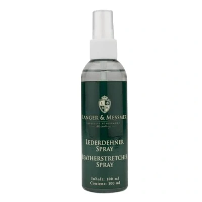 Immagine di Langer &amp; Messmer Spray estensore in pelle contro le scarpe pressanti Per una rapida eliminazione dei punti di pressione L&#039;estensore qualità calzolaio, 100 ml