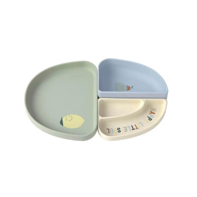 Immagine di LÄSSIG Fruits Piastra in silicone divisa, Happy Lemon