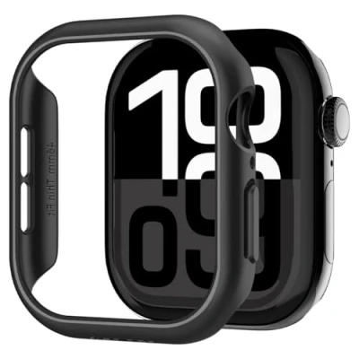 Immagine di Spigen Cover Thin Fit Compatibile con Apple Watch Series 10 46mm (2024) Nero