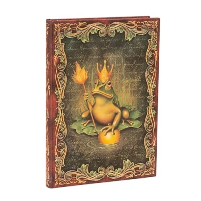 Immagine di Paperblanks Diari a copertina rigida, I Fratelli Grimm, Il Principe Ranocchio, Midi, Righe, Chiusura con Fascia Elastica