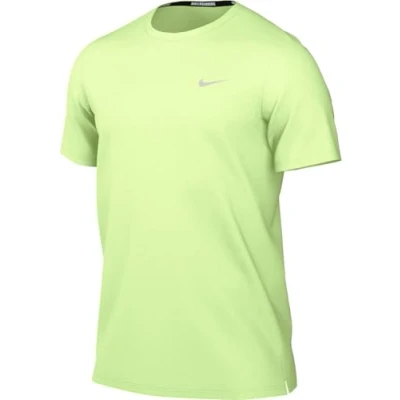 Immagine di Nike Performance Miler Tshirt sport, Uomo, Taglia: Large, Barely volt/reflective silver