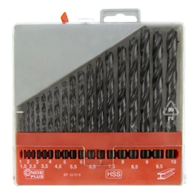 Immagine di Max Power BP301919 Set Punte per trapano,in Acciaio HSS, metallo, 19 Pezzi