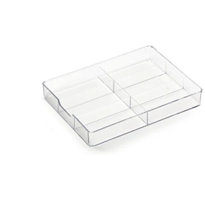 Immagine di Durable 338419 Coffee Point Caddy, Organizer da Cassetto a 6 Scomparti, Acrilico, Lavabile in Lavastoviglie, 242x48x329 mm, Trasparente