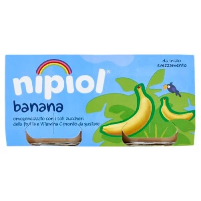 Immagine di Nipiol Omogeneizzato Frutta, Banana 24 Vasetti da 80 gr