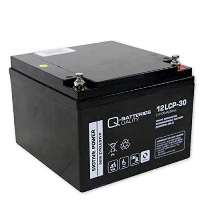 Immagine di Q Batteries 12LCP 30/12 V 30 Ah batteria al piombo tipo AGM Deep Cycle VRLA