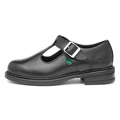 Immagine di Kickers Lach T Bar Mto Lthr Yf, Sandali con Chiusura a Bambina, Nero (Black), 36 EU ( 3 UK )