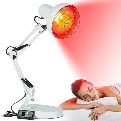 Immagine di Cozion Lampadine Infrarossi 150w, Lampada per Terapia della Luce a Il Dolore, Uso Domestico(Bianco)