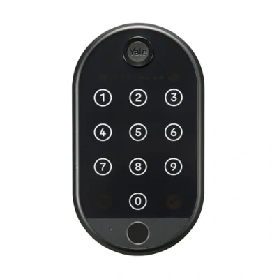 Immagine di Yale Tastierino Smart 2 con impronta Digitale 05/303000/BL Compatibile dispositivi Yale, Accesso codice o digitale, Tastiera retroilluminata, funziona Home App