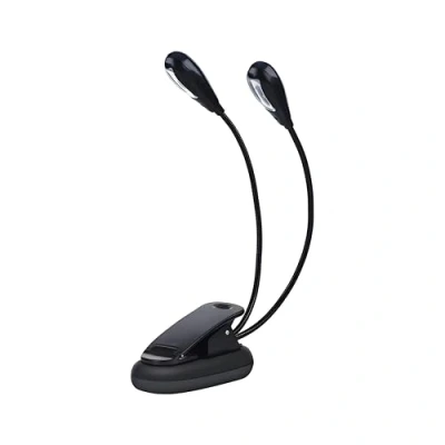 Immagine di Luce a led Leggio, Lampada da Lettura Regolabile Clip on per E Reader Book &amp; Bed Headboard(8 Luci)