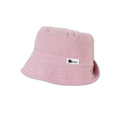 Immagine di Sterntaler Cappello da Pescatore in Lino Berretto per Bambini, Colore: Rosa, 45 Unisex Bimbi