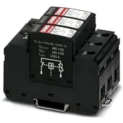 Immagine di Phoenix Contact 2800628 VAL MS 1000DC PV/2+V Scaricatore di sovratensioni Protezione da per: Impianto fotovoltaico 15 kA 1 pz.